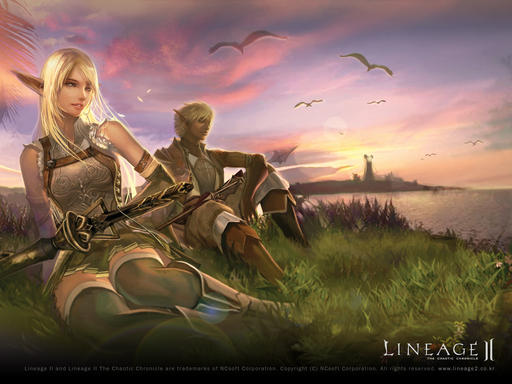 Lineage II - Обоина L2 на рабочем столе. Правда? Правда! ^^